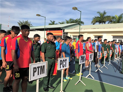 Bộ CHQS tỉnh Bà Rịa - Vũng Tàu khai mạc giải bóng chuyền