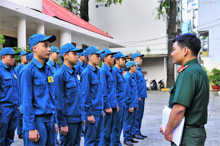Bộ Tư lệnh Thành phố kiểm tra kết quả thực hiện nhiệm vụ quốc phòng – quân sự địa phương LLVT quận 5