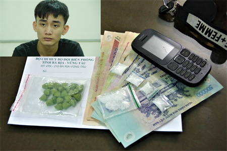 Bộ đội Biên phòng tỉnh Bà Rịa – Vũng Tàu bắt đối tượng tàng trữ trái phép ma túy