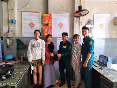Chiến sĩ dân quân không tham của rơi