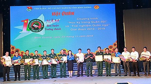 Tỉnh Bình Dương: “Học kỳ trong Quân đội” hành trình 10 năm