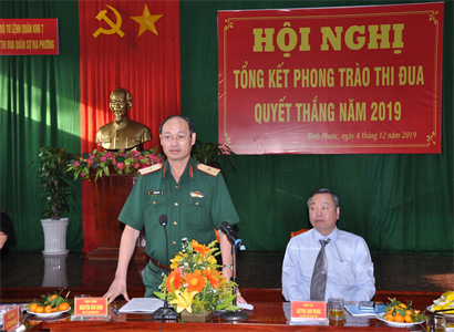 Khối thi đua Quân sự địa phương Quân khu 7 tổng kết phong trào thi đua quyết thắng năm 2019