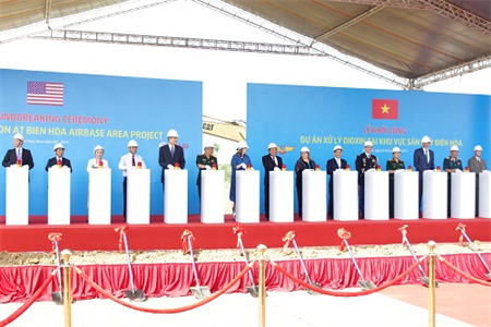 Khởi công xây dựng Dự án xử lý dioxin tại Sân bay Biên Hòa