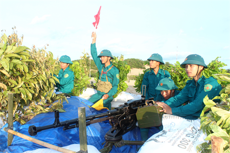 Dân quân Bình Thuận tự tin giữ biển