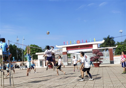 Ban CHQS huyện Châu Đức, tỉnh Bà Rịa-Vũng Tàu tổ chức hoạt động thể dục thể thao