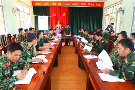 Bộ Tư lệnh Quân khu 7 giao ban triển khai kế hoạch tổ chức diễn tập cứu hộ - cứu nạn khu vực biên giới đất liền Việt Nam – Campuchia