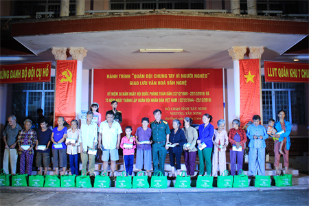 LLVT Tây Ninh nhiều hoạt động kỷ niệm 75 năm Ngày thành lập Quân đội nhân dân Việt Nam