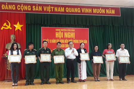 Huyện Côn Đảo sơ kết 10 năm xây dựng nền Quốc phòng toàn dân