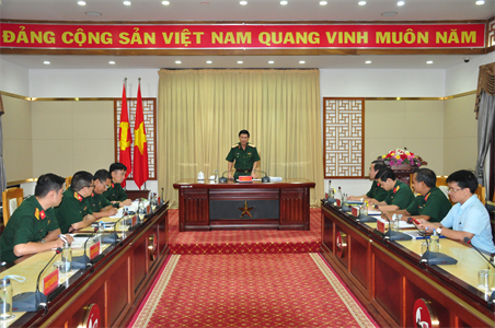 Quân khu thẩm định Dự án “Trường bắn, thao trường huấn luyện của Bộ CHQS tỉnh Bình Phước”