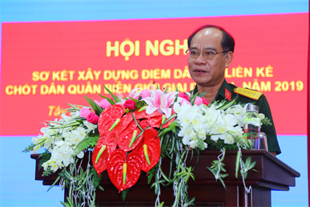 Tỉnh Tây Ninh sơ kết xây dựng Điểm dân cư liền kề Chốt Dân quân biên giới