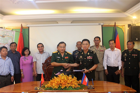 LLVT tỉnh Tây Ninh thực hiện tốt công tác đối ngoại quốc phòng, đối ngoại nhân dân