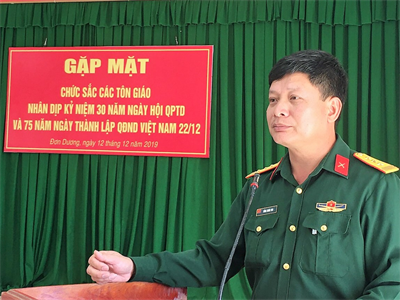 Huyện Đơn Dương, tỉnh Lâm Đồng gặp mặt chức sắc các tôn giáo