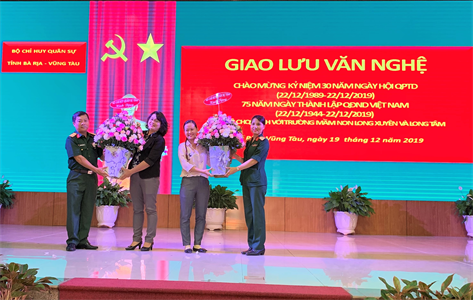 Bộ CHQS tỉnh Bà Rịa-Vũng Tàu đón tiếp 300 cháu thiếu nhi đến thăm và giao lưu tại  đơn vị