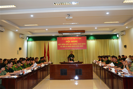 UBND tỉnh Tây Ninh hiệp đồng giao, nhận quân năm 2020
