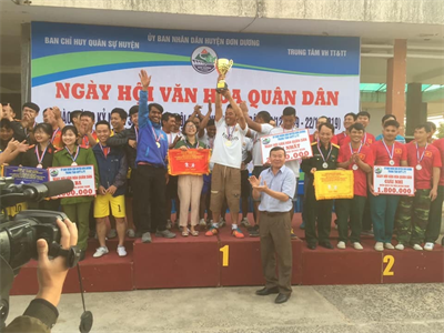 Ban CHQS huyện Đơn Dương bế mạc "Ngày hội văn hóa quân dân”