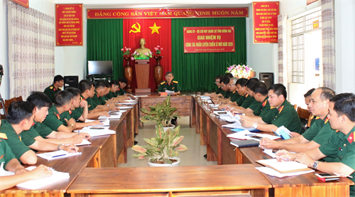 Trung đoàn Đồng Nai làm tốt công tác chuẩn bị huấn luyện chiến sĩ mới năm 2020