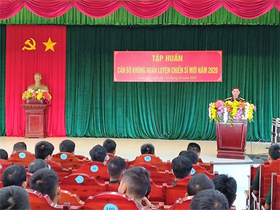 72 đồng chí tham dự lớp tập huấn cán bộ khung huấn luyện