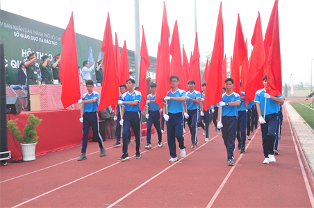 Sôi nổi Hội thao Giáo dục quốc phòng và an ninh khối trường THPT Thành phố Hồ Chí Minh