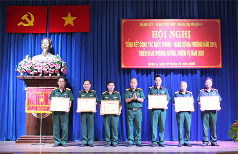 LLVT quận 4 triển khai công tác quốc phòng – quân sự địa phương năm 2020