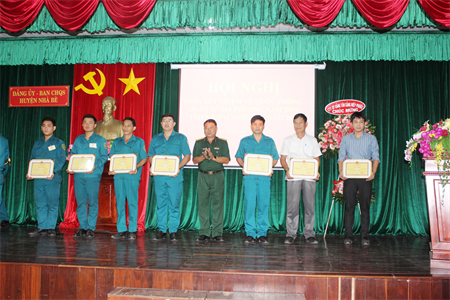 Ban chỉ huy Quân sự huyện Nhà Bè tổng kết nhiệm vụ quốc phòng, quân sự địa phương năm 2019