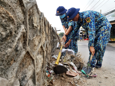 LLVT thị xã Phú Mỹ chung sức xây dựng nông thôn mới, đô thị văn minh
