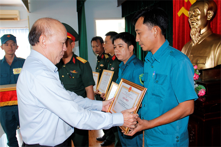 Ban CHQS huyện Bình Chánh hoàn thành xuất sắc nhiệm vụ quốc phòng-quân sự địa phương năm 2019