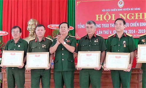 Cựu chiến binh Bù Đăng, tỉnh Bình Phước xây dựng tổ chức hội vững mạnh
