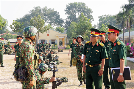 Quân đoàn 4 kiểm tra sẵn sàng chiến đấu tết 2020 tại Trung đoàn 31