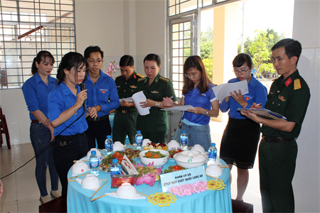 Bộ Chỉ huy quân sự tỉnh Long An hội thi ẩm thực sắc xuân