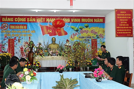 Bộ CHQS tỉnh Đồng Nai thi doanh trại chính quy sáng, xanh, sạch, đẹp và trang trí bàn thờ Tổ quốc