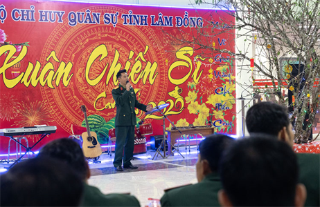 Lãnh đạo tỉnh thăm và chúc tết lực lượng vũ trang tỉnh Lâm Đồng