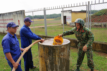 Sư đoàn 302 – Chủ động phòng chống cháy nổ trong mùa khô