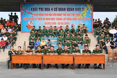 Khối thi đua 4 cơ quan Quân khu 7 tổ chức các hoạt động mừng Đảng, mừng Xuân Canh Tý 2020