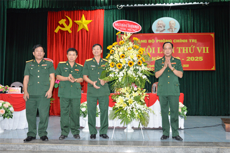 Đại hội điểm Đảng bộ Phòng Chính trị Bộ CHQS tỉnh Bình Phước