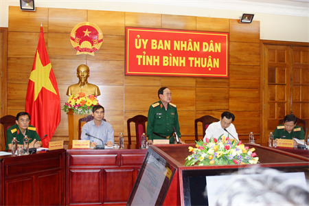 Thượng tướng Trần Đơn làm việc với tỉnh Bình Thuận