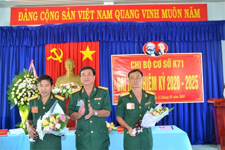 Đại hội chi bộ Đội K71 – Đảng bộ quân sự tỉnh Tây Ninh