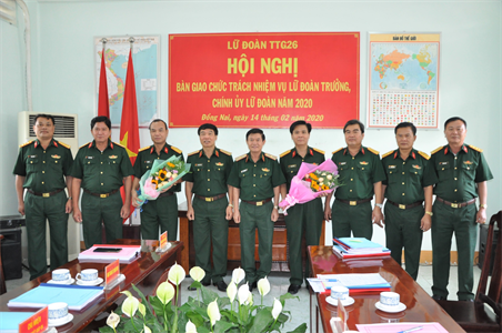 Bàn giao chức trách, nhiệm vụ Lữ đoàn trưởng, Chính ủy Lữ đoàn 26