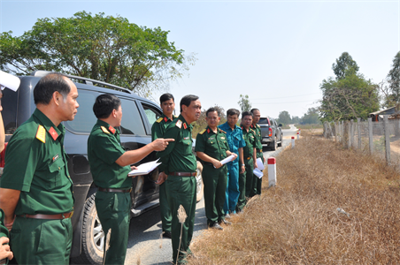 Bộ Tư lệnh Quân khu 7 khảo sát xây dựng Điểm dân cư liền kề Chốt dân quân biên giới tỉnh Long An