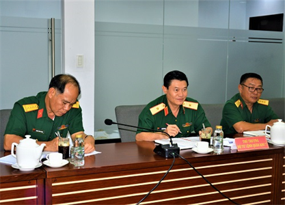 Thống nhất chương trình tổng kết 5 năm hợp tác kêt nghĩa giữa Quân khu 7 và Tập đoàn Công nghiệp Cao su Việt Nam