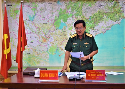 Bộ Quốc phòng hội nghị trực tuyến quán triệt, triển khai nhiệm vụ diễn tập phòng, chống dịch Covid-19