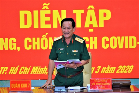 Bộ Quốc phòng rút kinh nghiệm Diễn tập phòng chống dịch Covid – 19