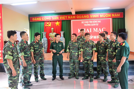 Bộ CHQS tỉnh Đồng Nai bồi dưỡng nghiệp vụ sĩ quan dự bị