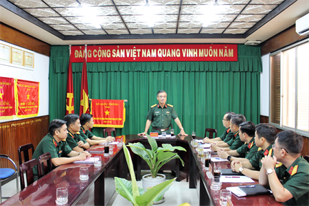 Bộ Tư lệnh Thành phố Hồ Chí Minh kiểm tra Ban CHQS quận 4