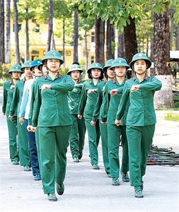 Một ngày của nữ tân binh