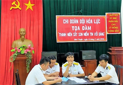 Lữ đoàn 681, Vùng 2 Hải quân tọa đàm “Thanh niên sắt son niềm tin với Đảng”