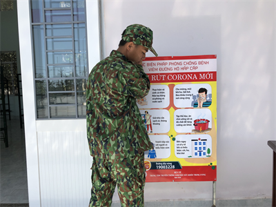 Bộ CHQS tỉnh BR-VT bố trí khu tiếp nhận, cách ly các ca nghi nhiễm Covid-19