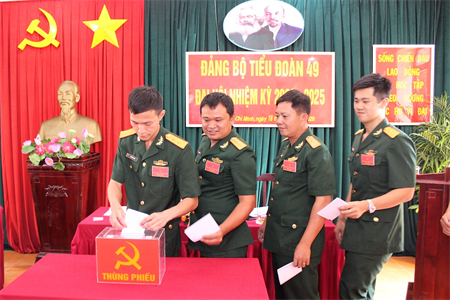 Đại hội Đảng bộ Tiểu đoàn 49, Trung đoàn 657 nhiệm kỳ 2020-2025