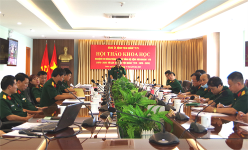 Bệnh viện Quân y 175 hội thảo khoa học nghiệm thu công trình lịch sử Đảng bộ