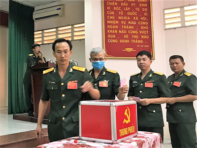 Đại hội chi bộ khoa KHXH&NV, Trường Quân sự QK nhiệm kỳ 2020-2025