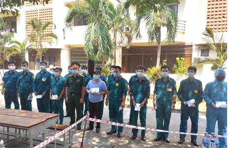 Ban CHQS Quận 9 tăng cường phòng, chống dịch Covid-19